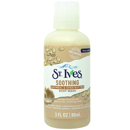 St Ives Oatmeal & Shea Butter Body Wash 3 oz Trial Size