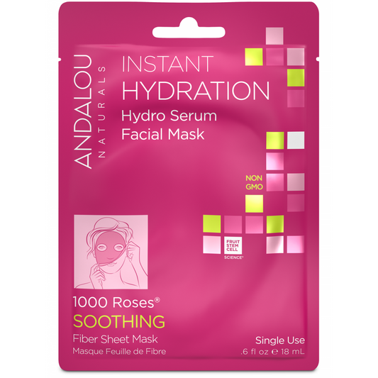 Andalou Naturals Instant Hydration Hydro Serum Single Use Facial Mask