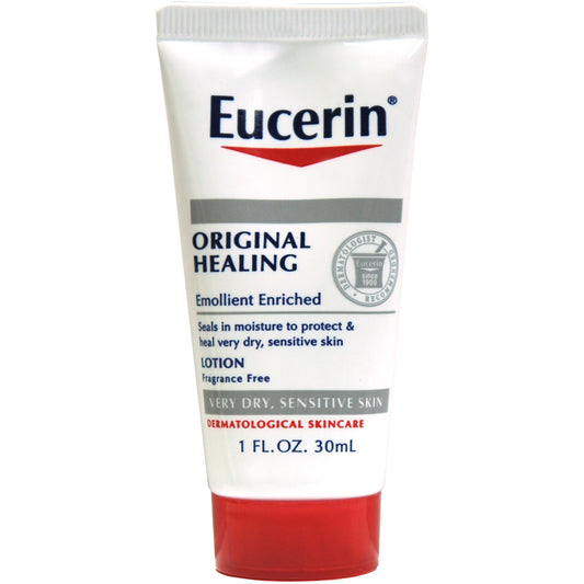 Eucerin Original Healing Lotion Dry Skin Therapy 1 oz Travel Size